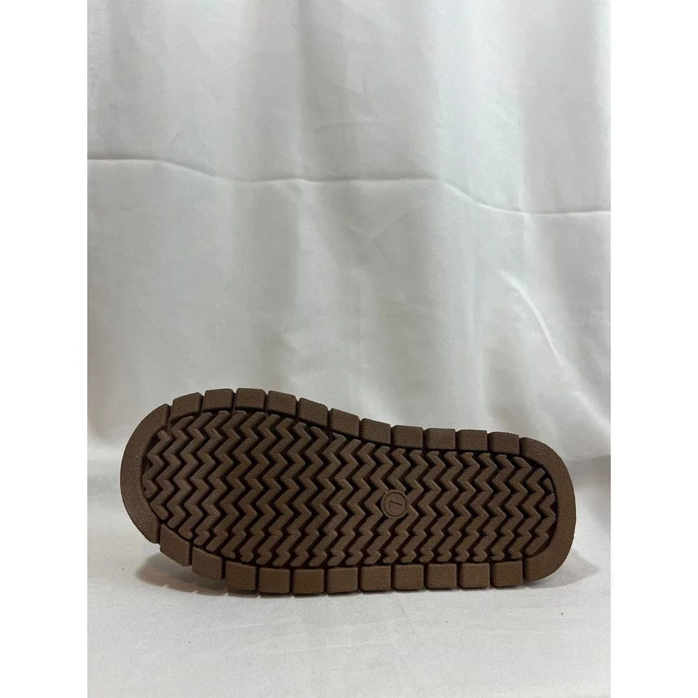 Universal Thread Womens Leopard Print Ankle Boots Brown Zip Memory Foam Size 7
